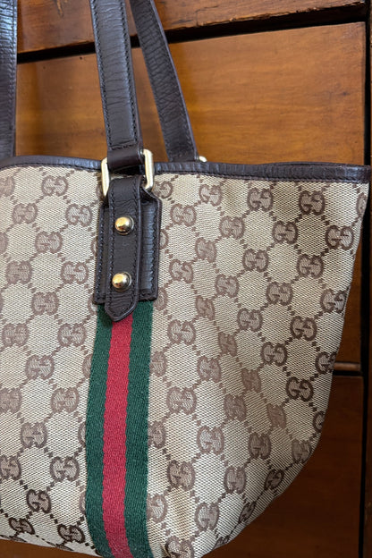 Gucci Gg Canvas Gucci Tote Sherry Line