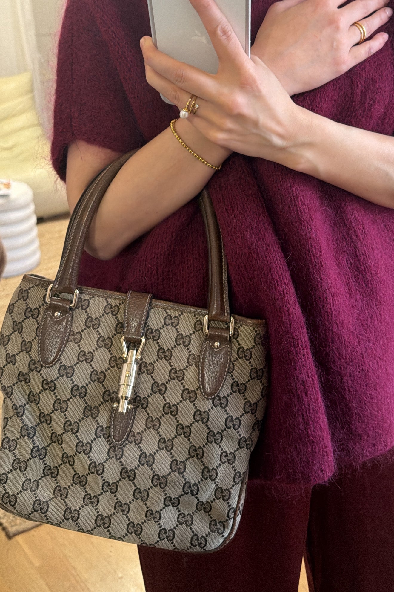 Gucci Canvas Jackie