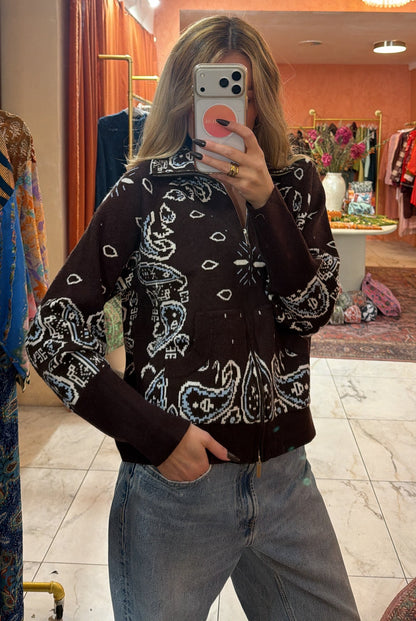 Bandana cardigan