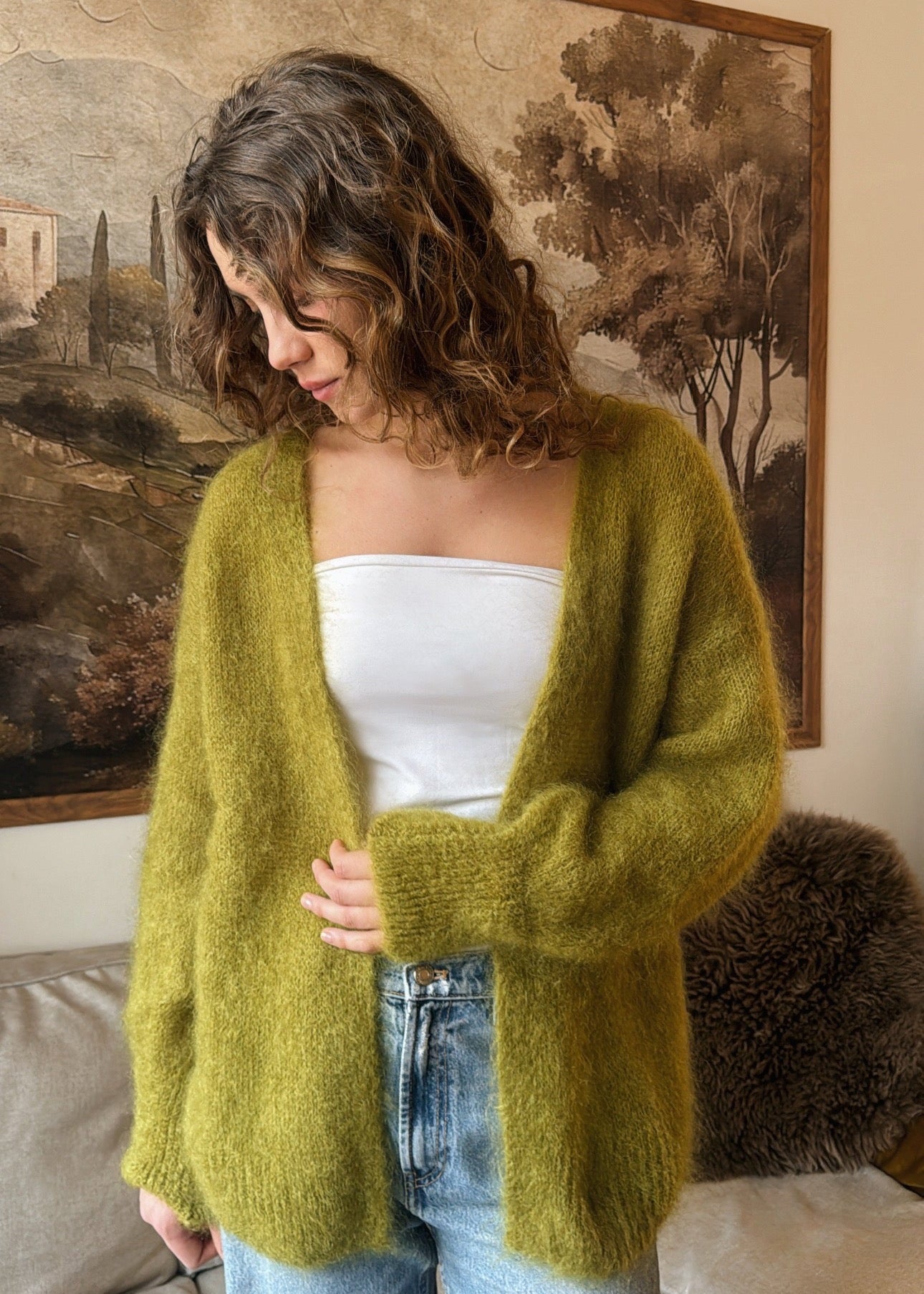 Mohér cardigan