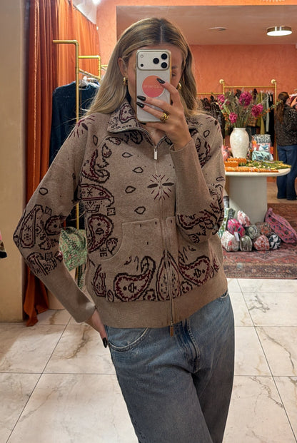 Bandana cardigan