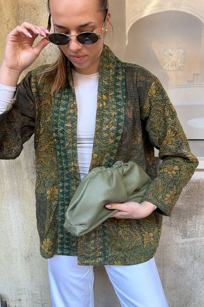 Kimono bunda zelená