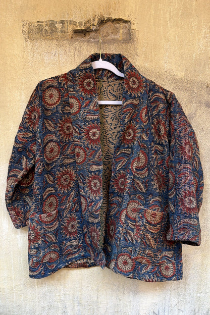 Kimono bunda modrá