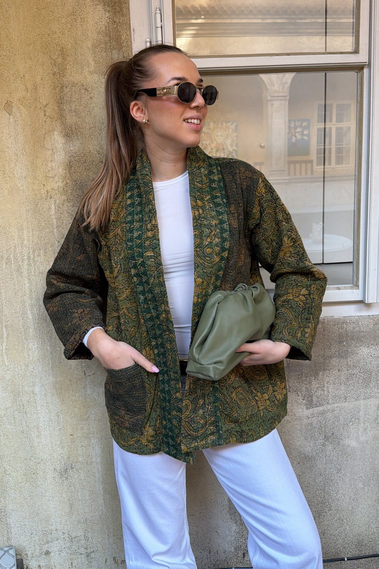 Kimono bunda zelená