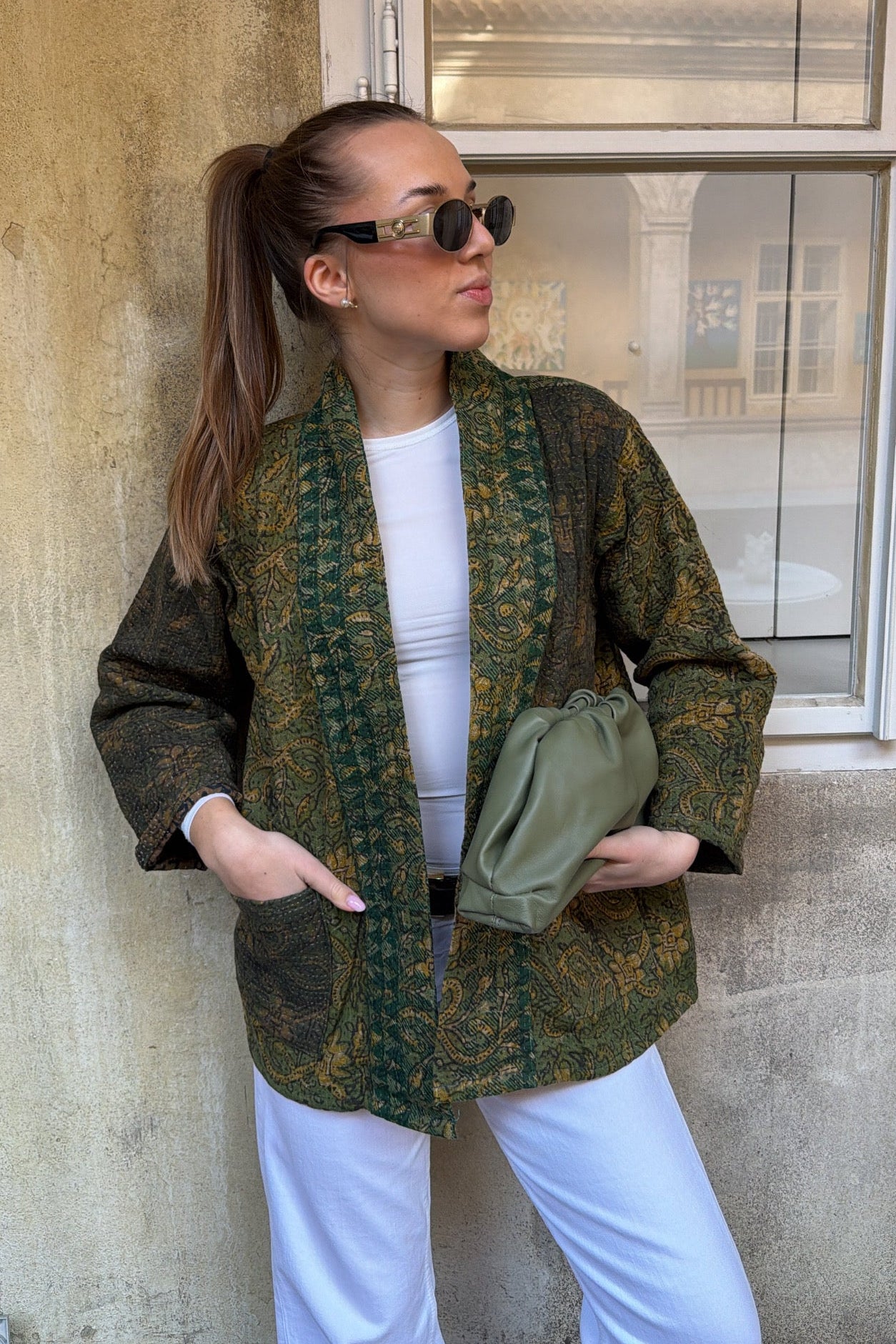 Kimono bunda zelená