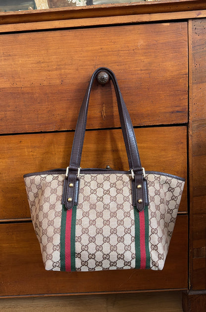 Gucci Gg Canvas Gucci Tote Sherry Line