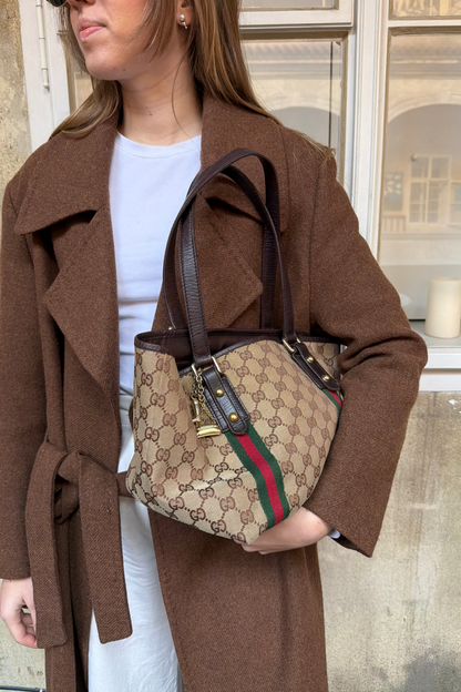 Gucci Gg Canvas Gucci Tote Sherry Line