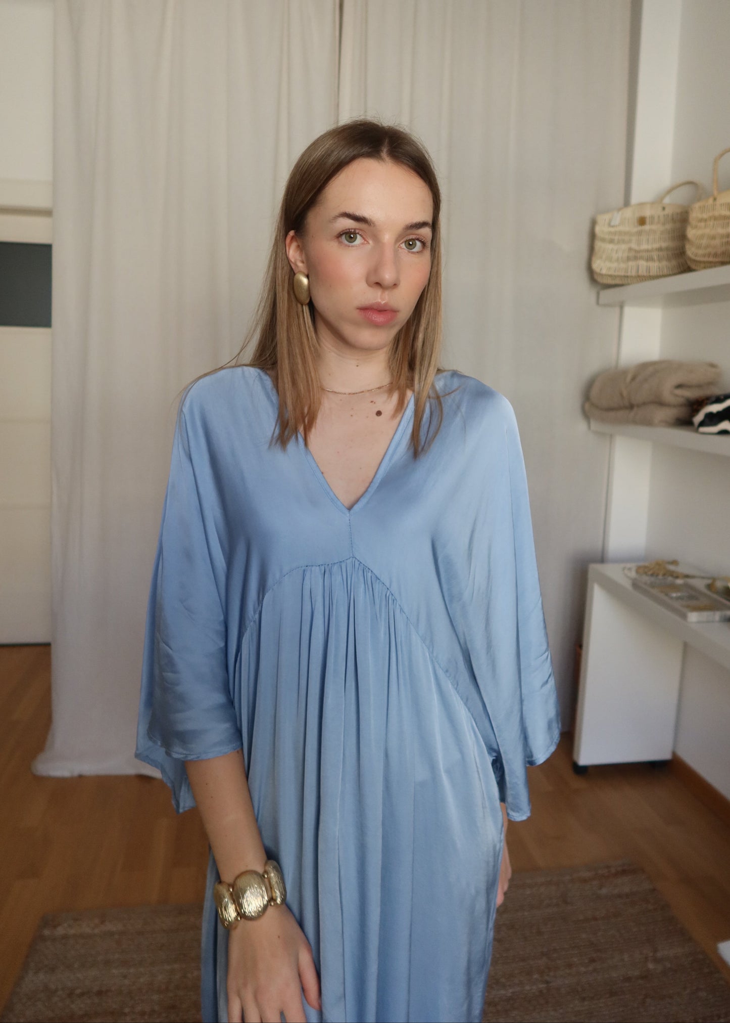 Bohémky - nebeská modrá