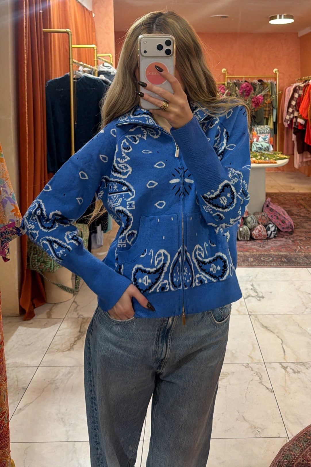 Bandana cardigan