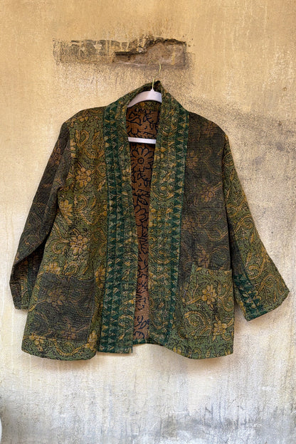 Kimono bunda zelená