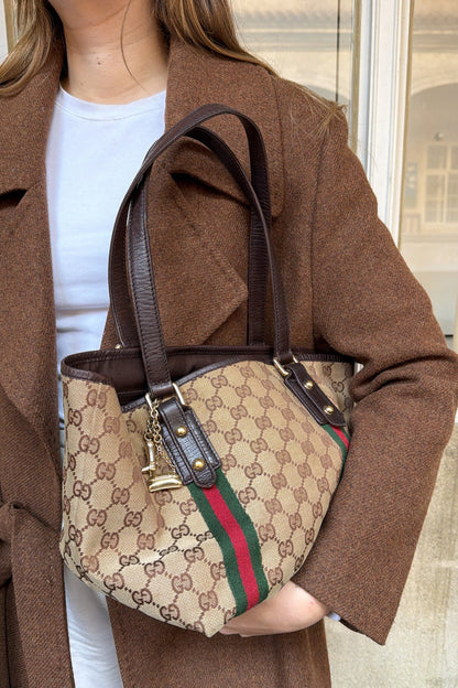 Gucci Gg Canvas Gucci Tote Sherry Line