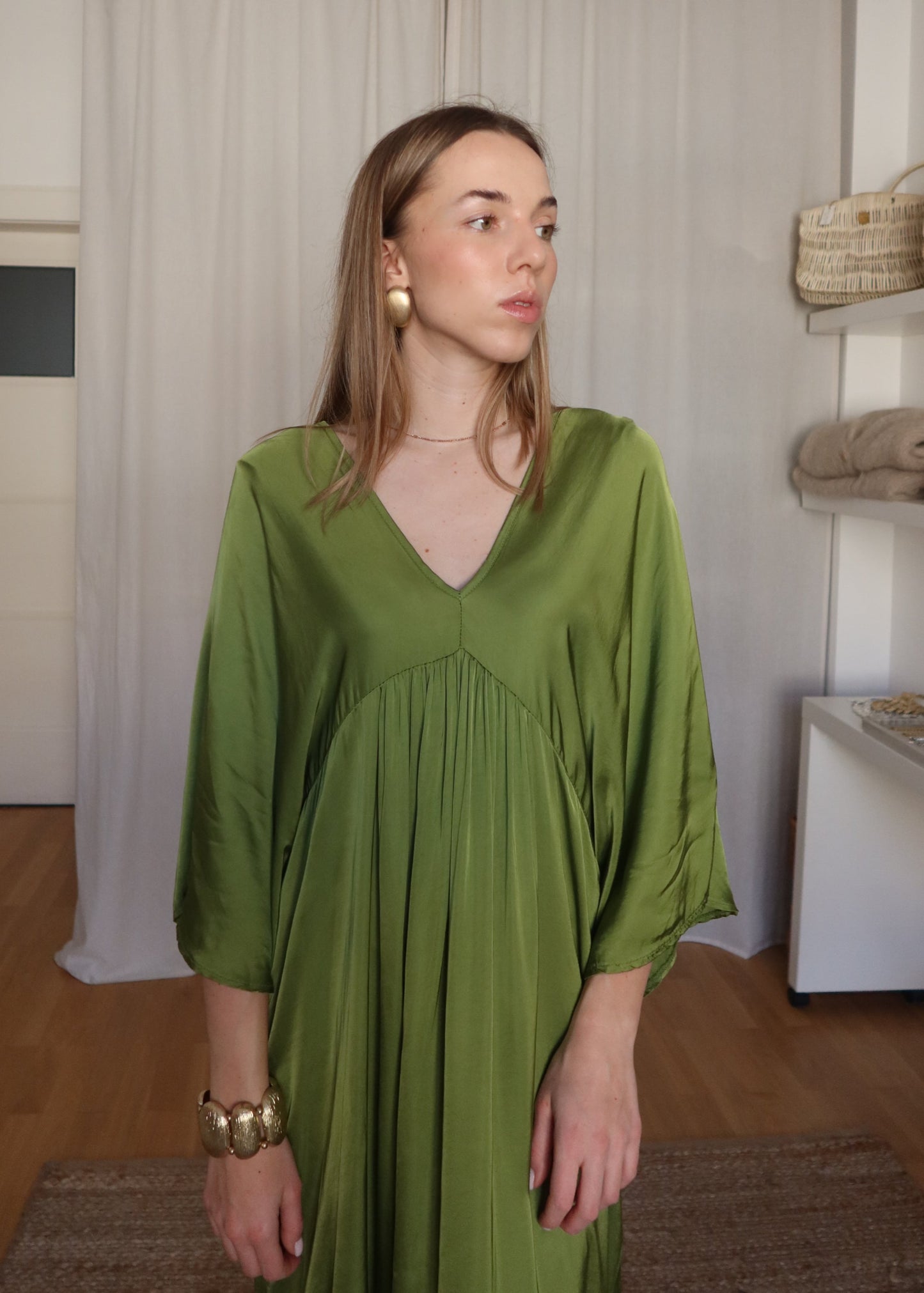 Bohémky - olivová