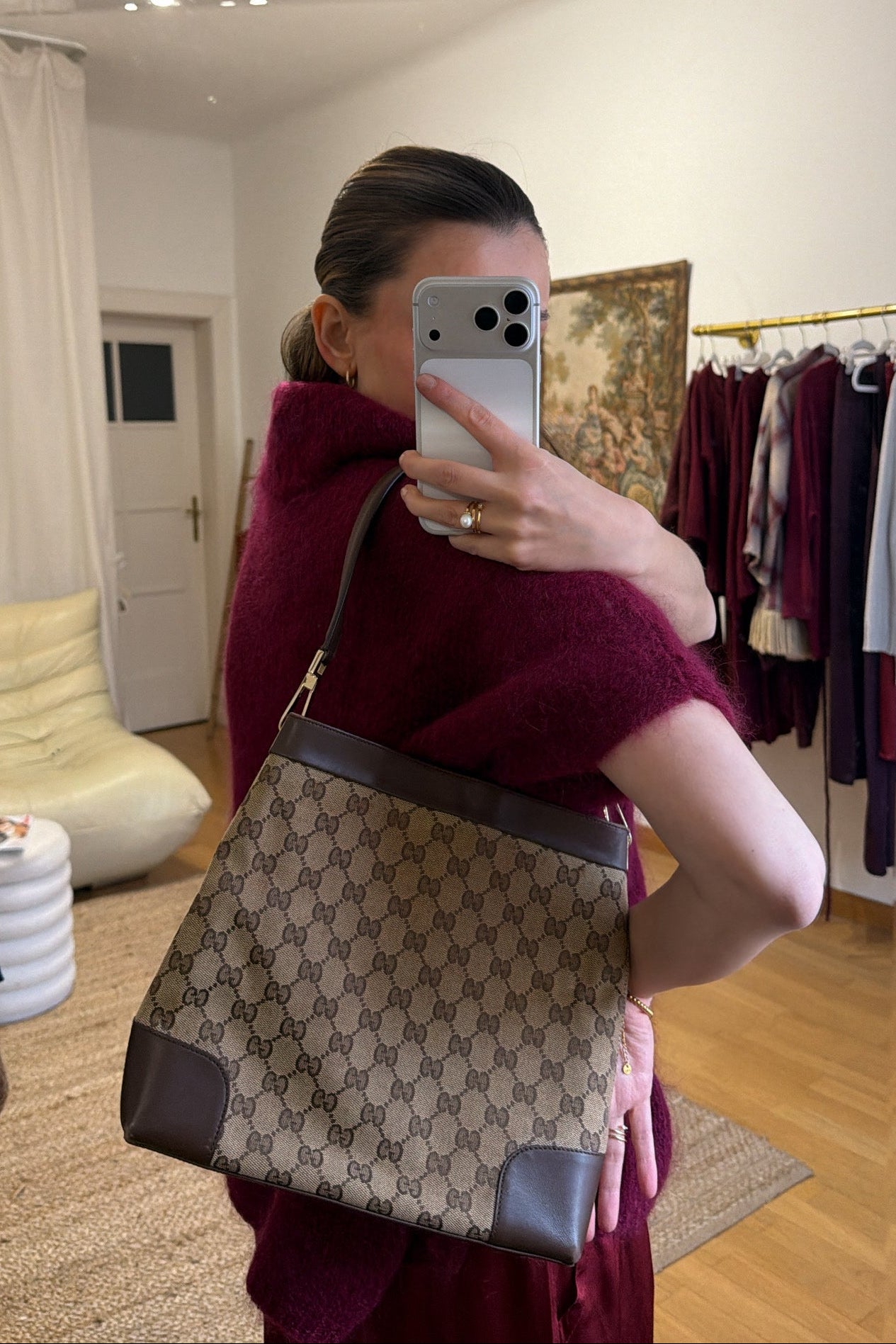 Gucci GG Canvas Shoulder