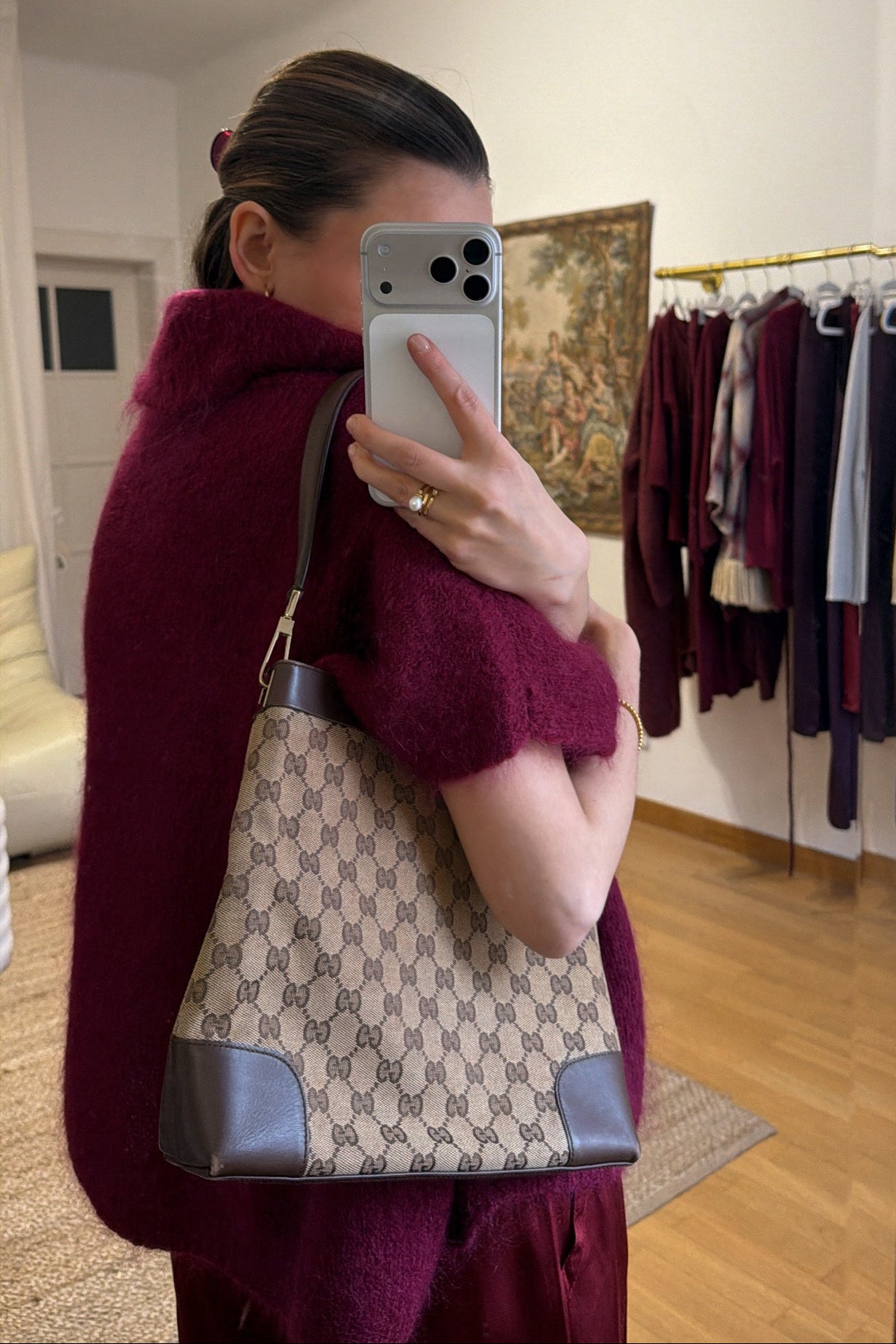 Gucci GG Canvas Shoulder