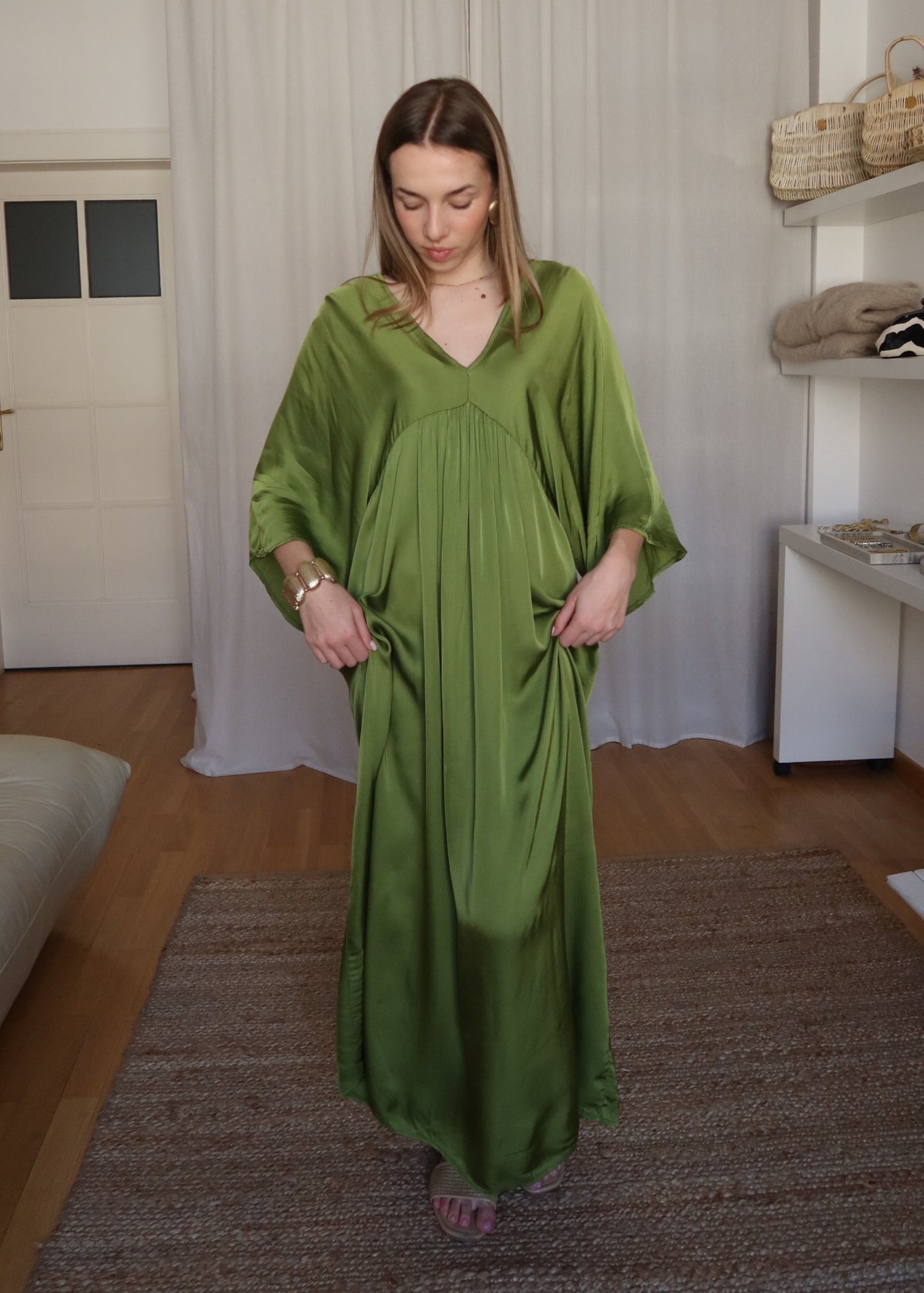 Bohémky - olivová