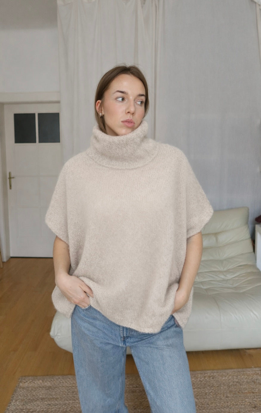 Mohérový oversize rolák