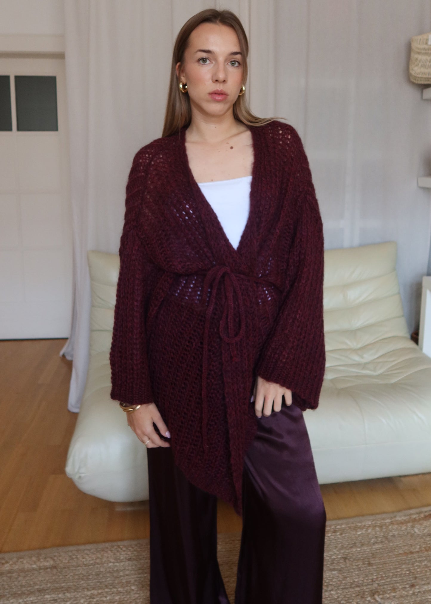 OPHELIA mohérový cardigan