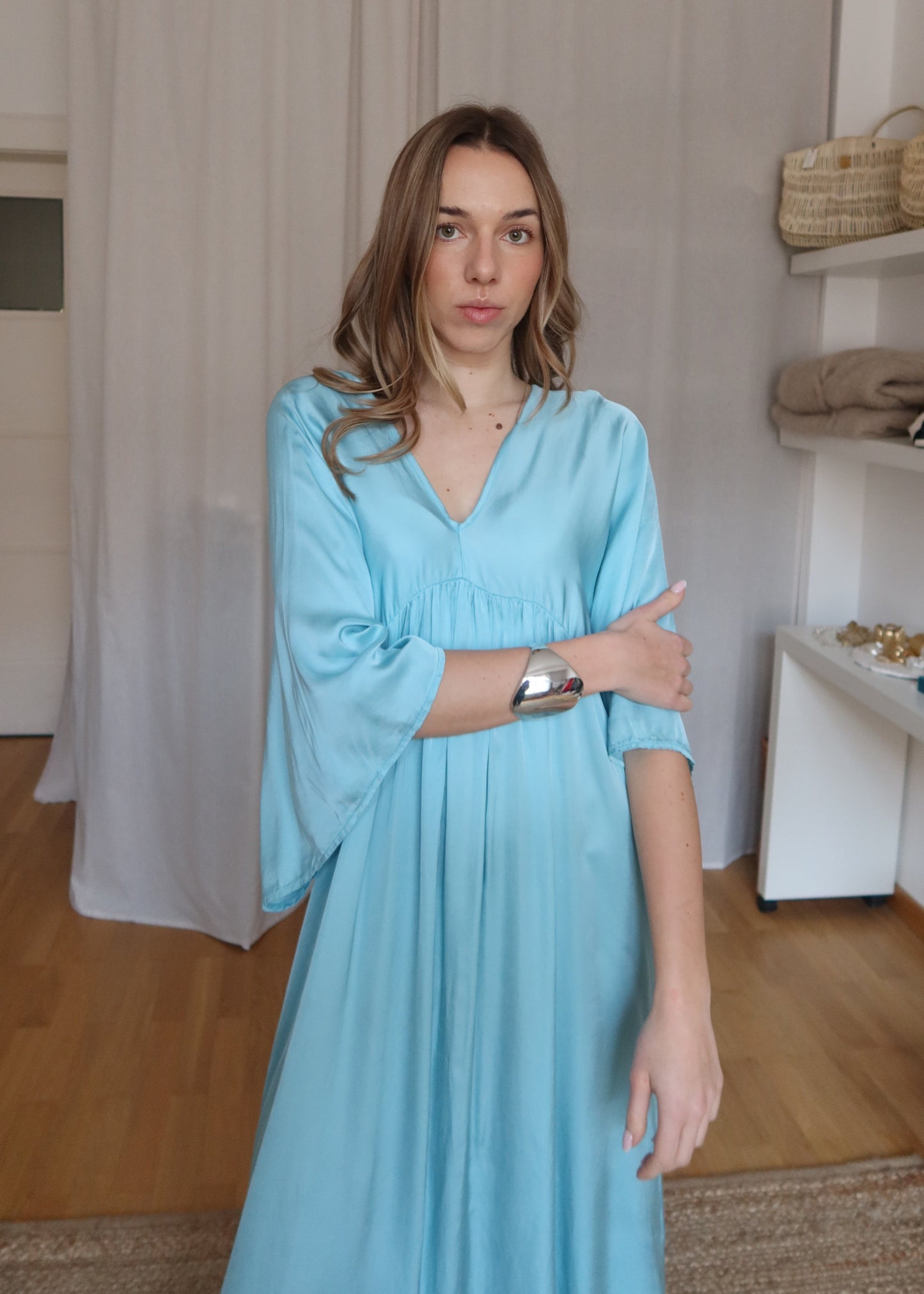 Bohémky - nebeská modrá