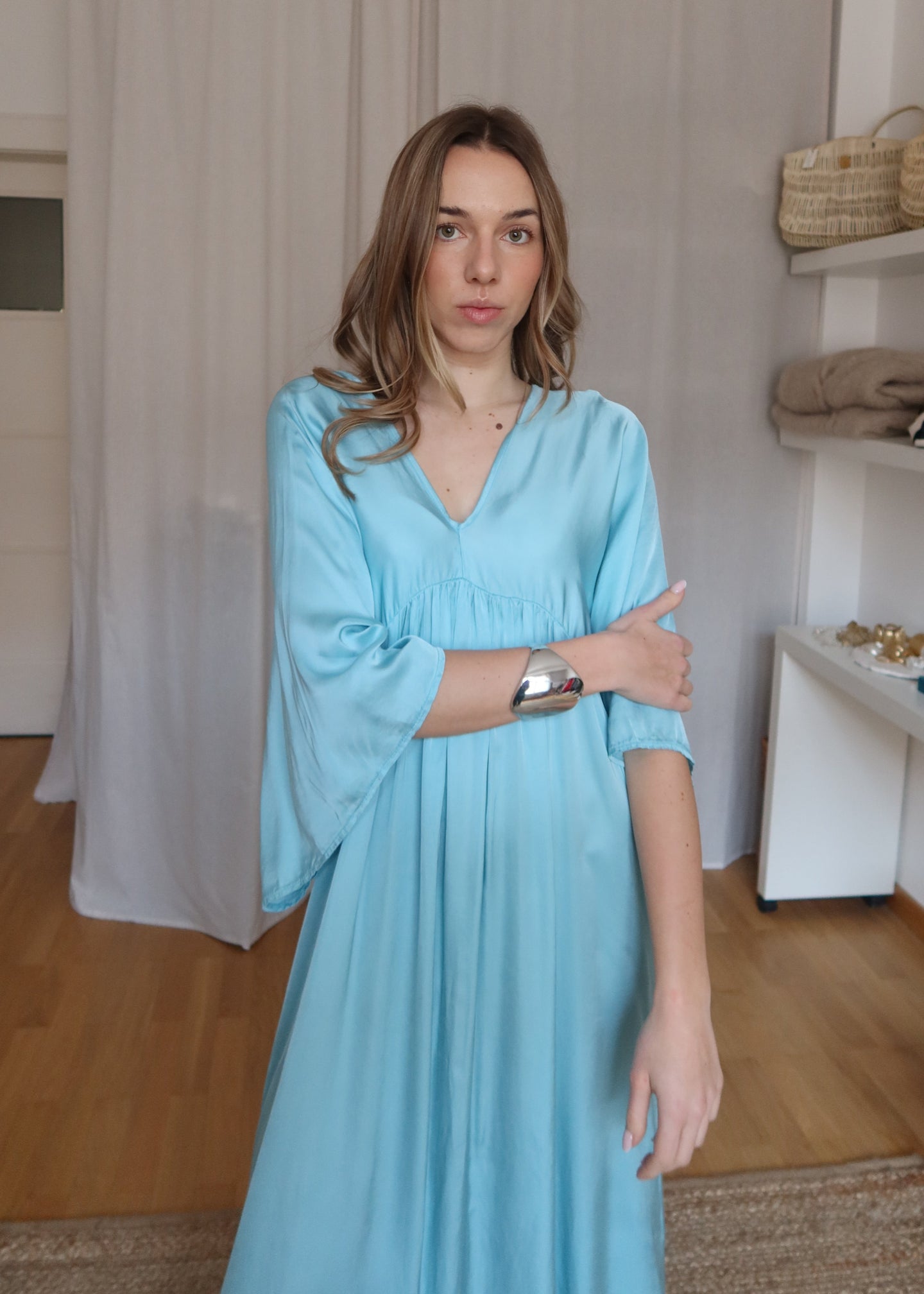 Bohémky - nebeská modrá
