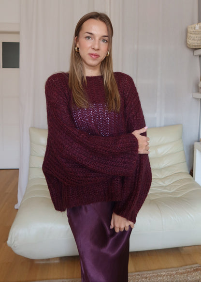 ROSE mohérový svetr