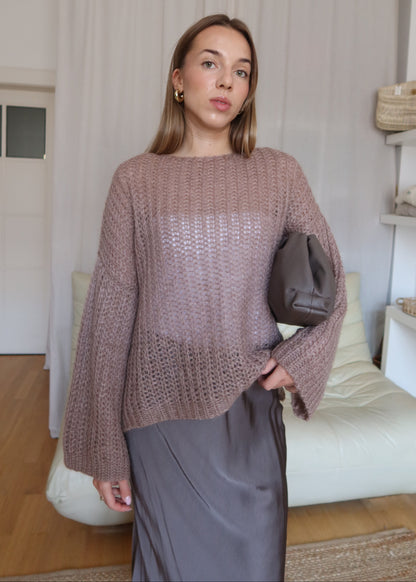 ROSE mohérový svetr
