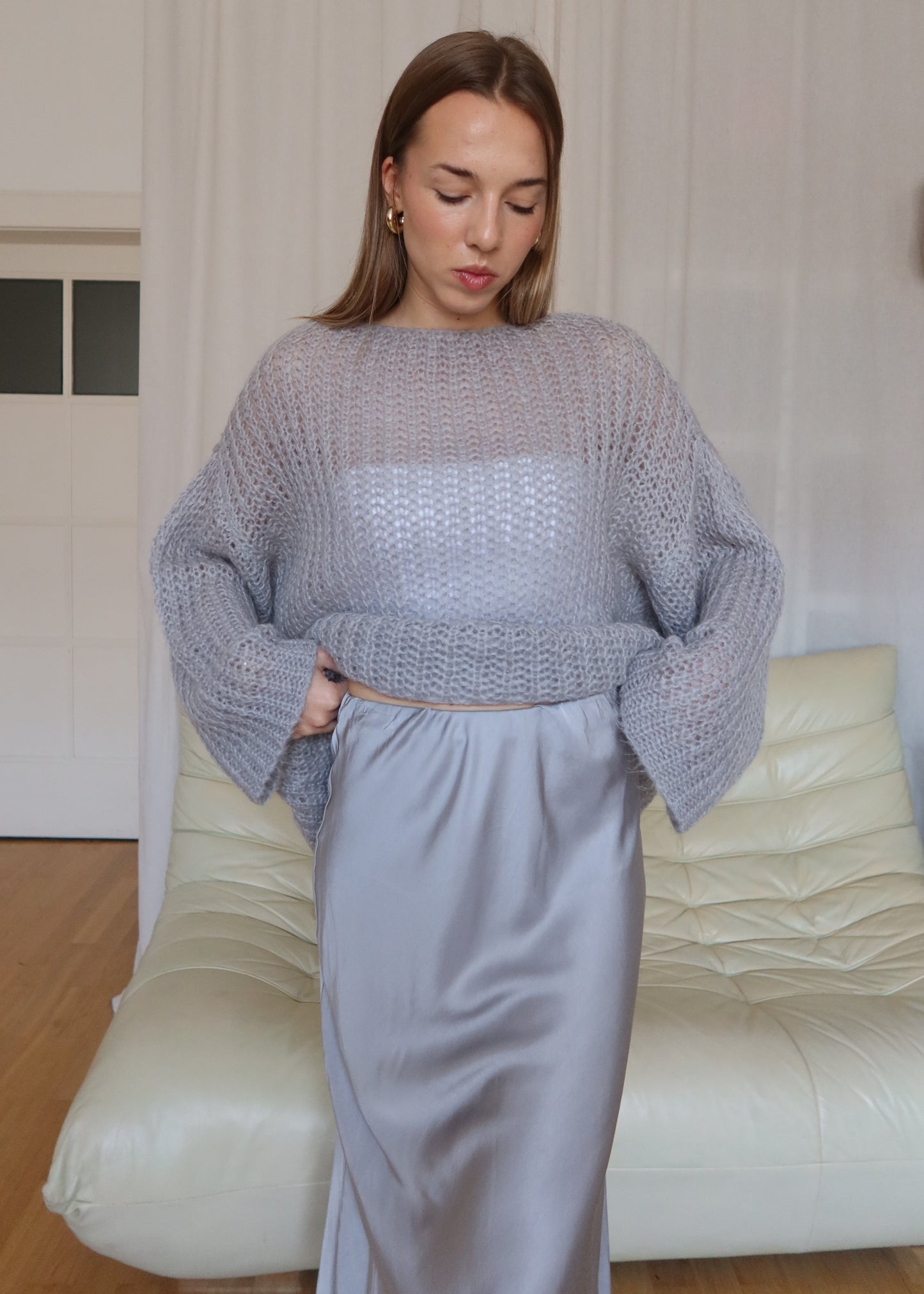 ROSE mohérový svetr