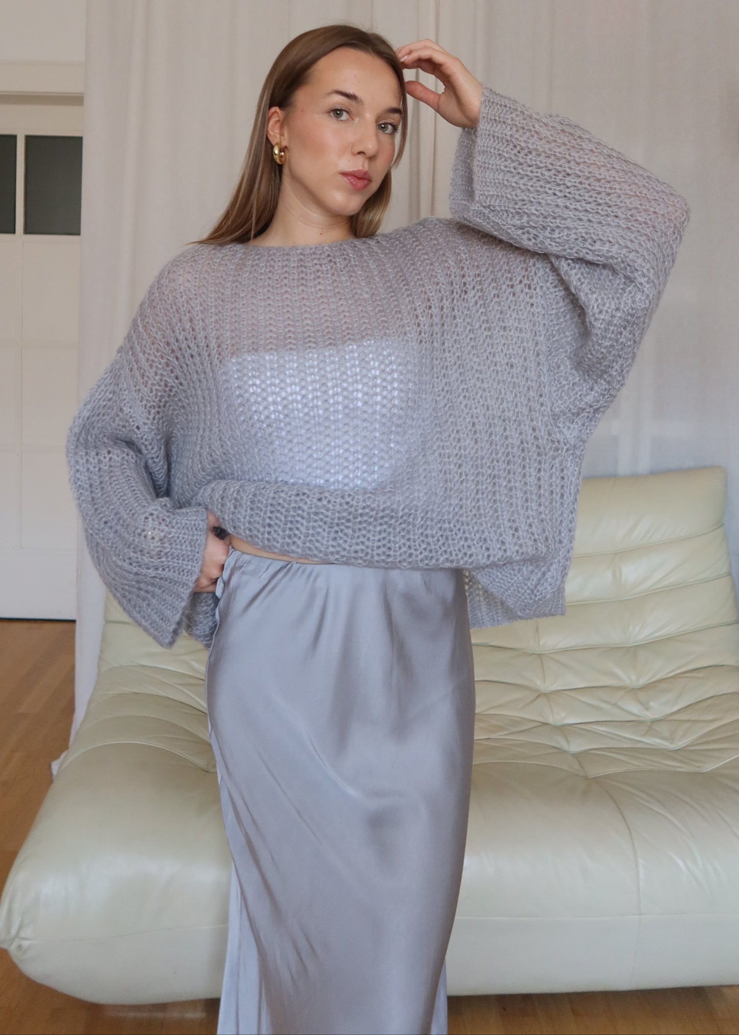 ROSE mohérový svetr