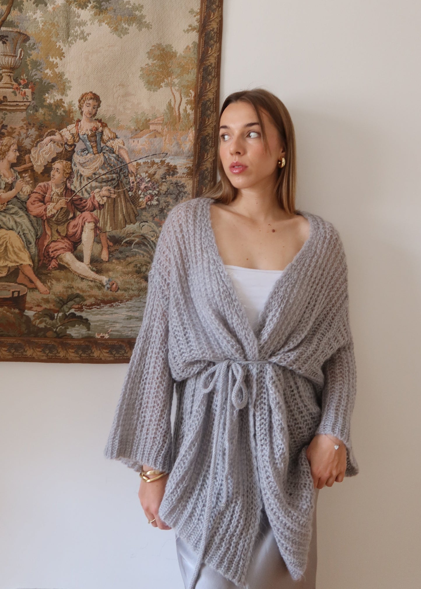 OPHELIA mohérový cardigan