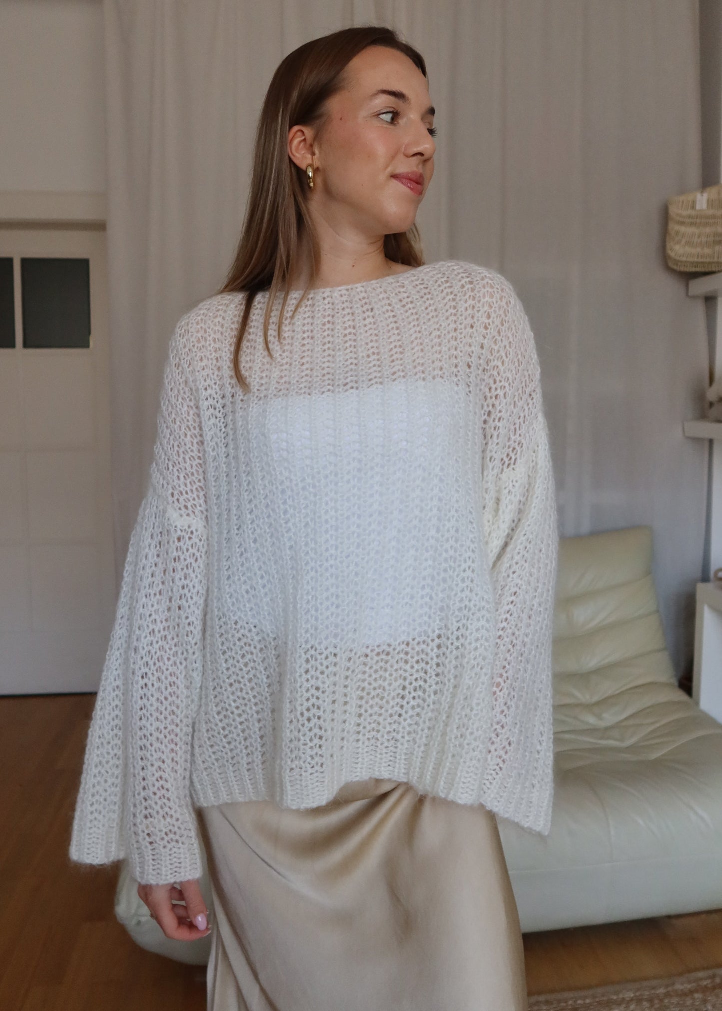 ROSE mohérový svetr