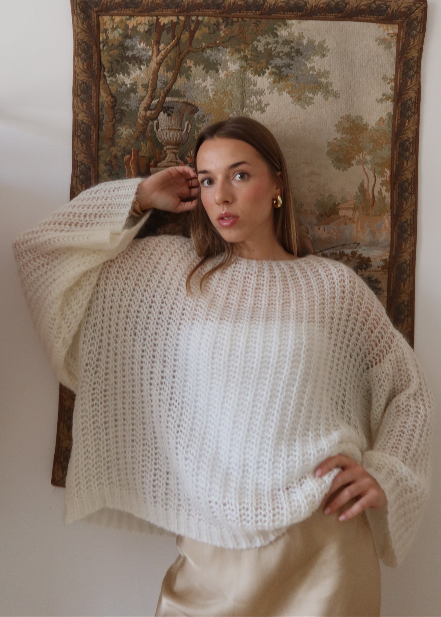 ROSE mohérový svetr