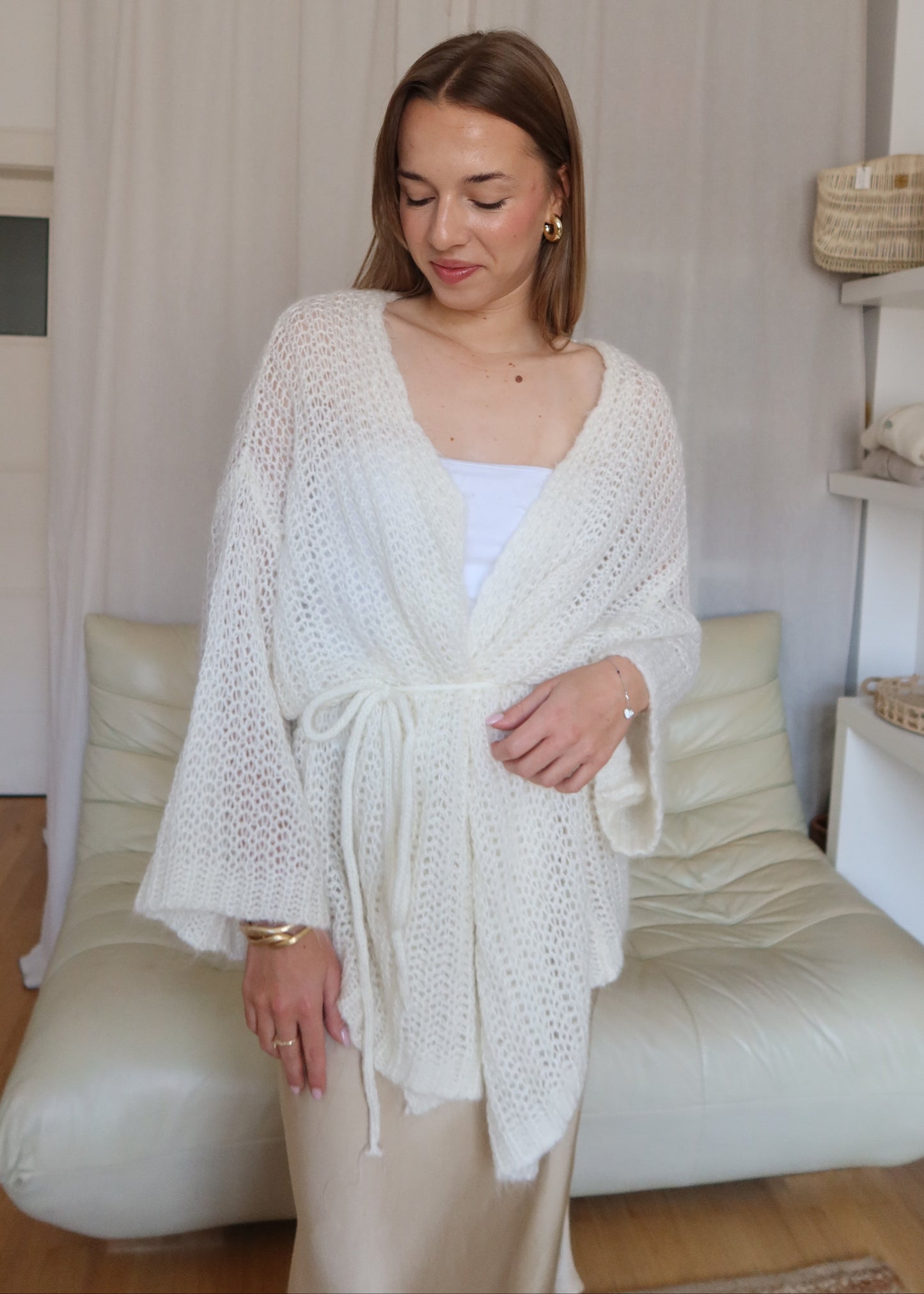 OPHELIA mohérový cardigan
