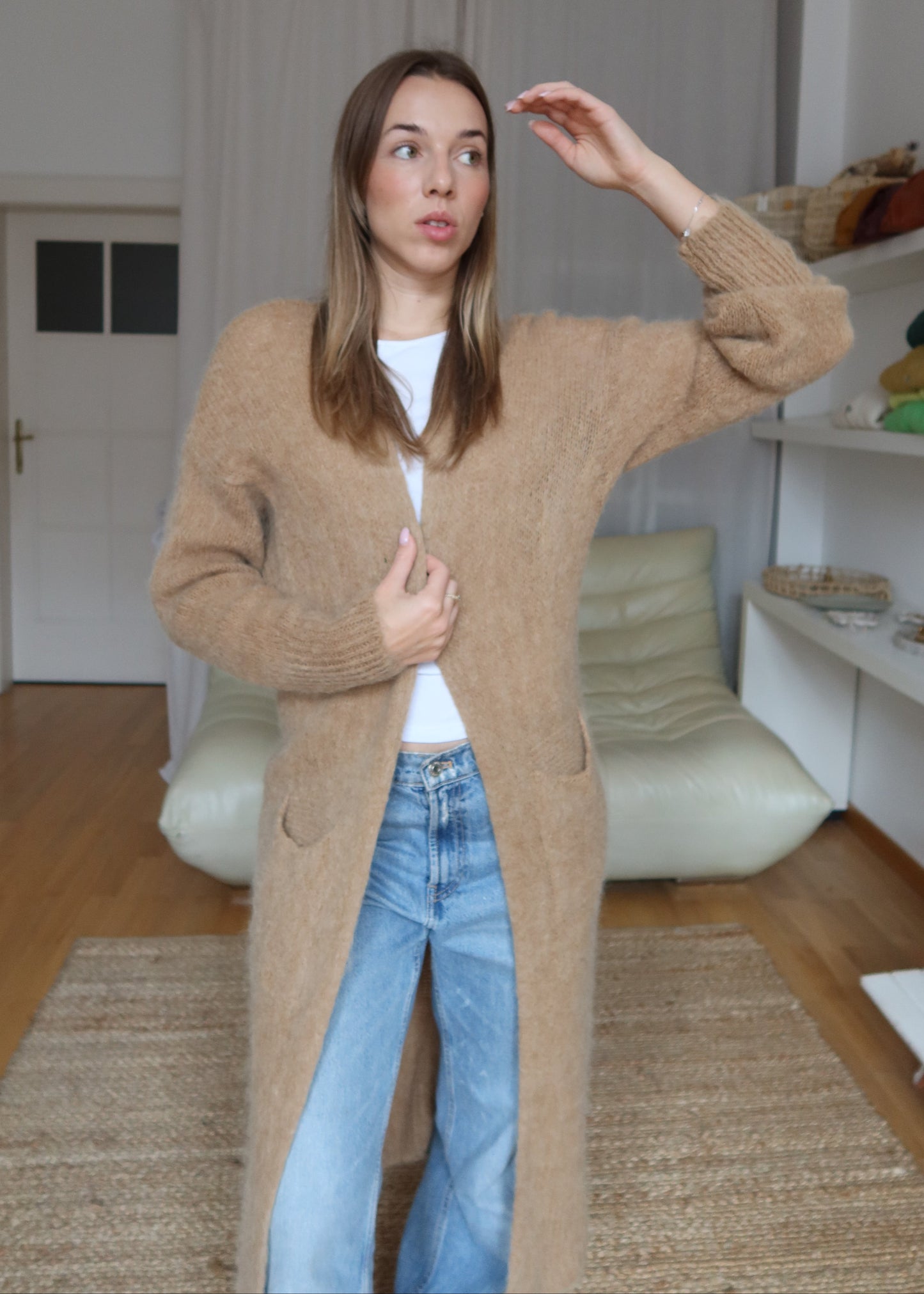Bianca alpaka cardigan