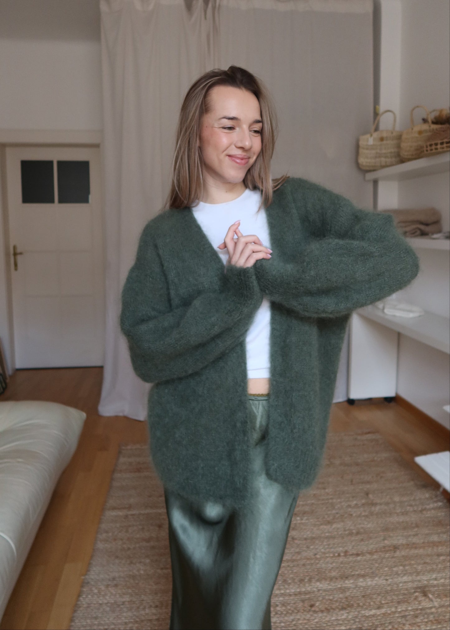 Mohér cardigan