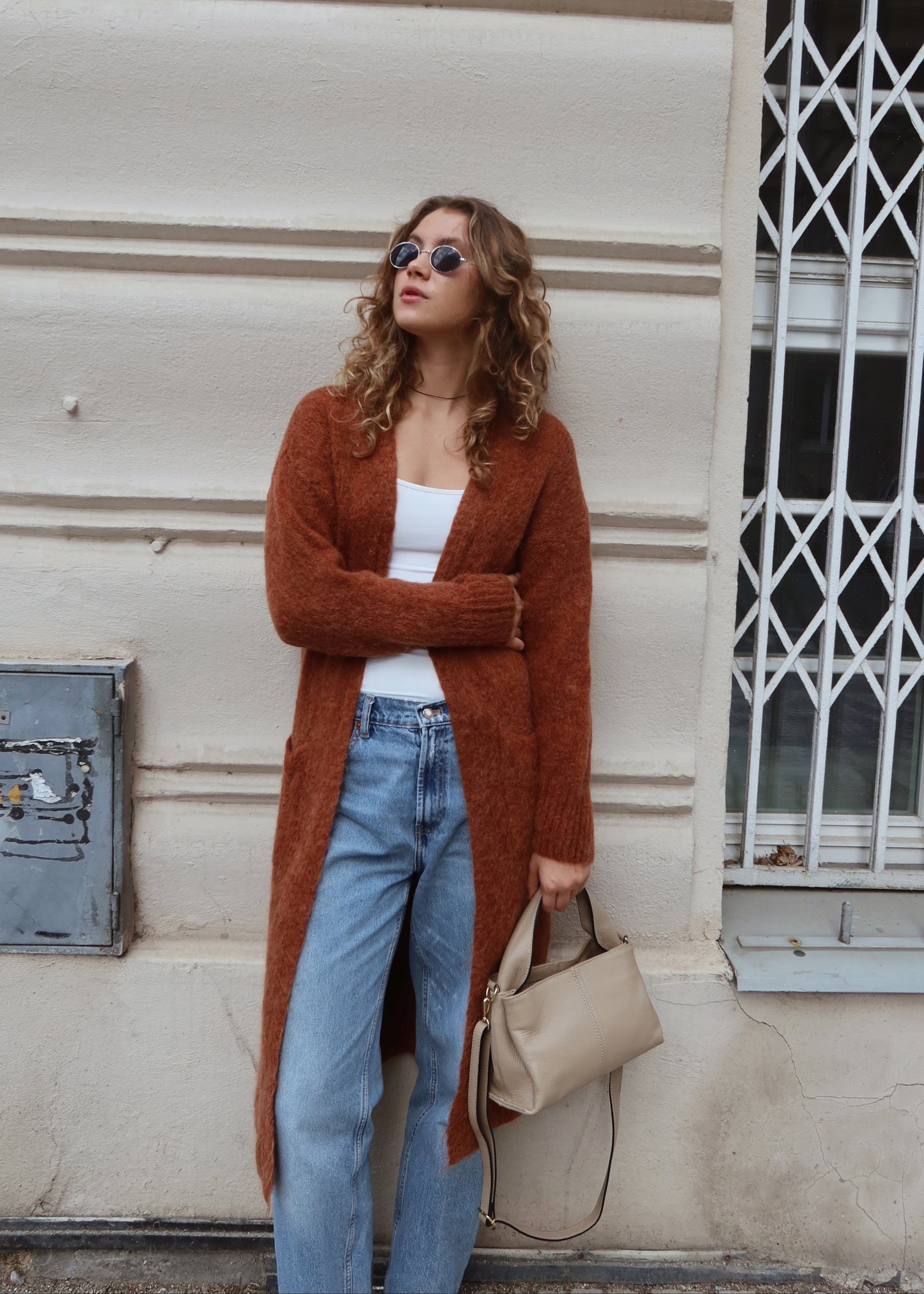 Bianca alpaka cardigan